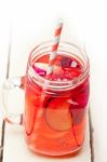 Fresh Fruit Punch Drink Stock Photo