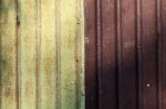 Rusty Corrugated Metal Wall Background Stock Photo