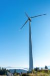 Bistrita, Transylvania/romania - September 18 : Wind Turbine Nea Stock Photo