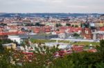 View Over Part Of Prague Stock Photo