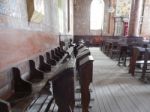 Synagogue, Interior And Religious Objects   Stock Photo