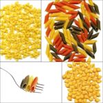 Various Type Of Italian Pasta Collage Stock Photo