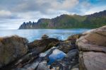 Stone Seaside Of Norway Stock Photo