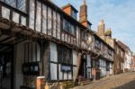 View Of The Mermaid Inn In Rye East Sussex Stock Photo