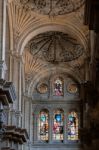 Malaga, Andalucia/spain - July 5 : Interior View Of The Cathedra Stock Photo