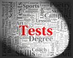 Tests Word Shows Examinations Examination And Questions Stock Photo