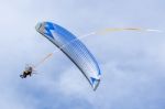 Powered Hang Glider At Shoreham Airshow Stock Photo