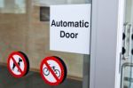 Automatic Door Stock Photo