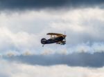 The Trig Aerobatic Team Flying Over Biggin Hill Airport Stock Photo