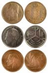 Rare Coins Of Belgium Stock Photo