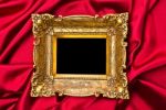 Gold Picture Frame Stock Photo