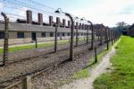 Auschwitz Concentration Camp In Oswiecim Poland Stock Photo