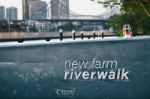 Newfarm Riverwalk In Brisbane Stock Photo