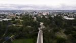 View Of The Eleanor Schonell Bridge In West End, Brisbane Stock Photo