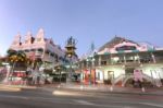 Lloyd G. Smith Boulevard In Oranjestad, Aruba Stock Photo