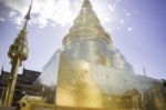 Wat Phra Singh Temple Chiang Mai Thailand Stock Photo