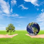 Green Earth Concept Stock Photo