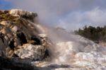 Mammoth Hot Springs Stock Photo