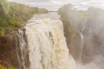 Victoria Falls In Zambia Stock Photo