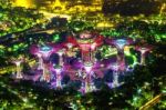 Singapore - Feb 10 , 2017 : Super Tree In Garden By The Bay, Singapore Stock Photo