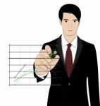 Business Graph Stock Photo