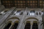 Interior View Of Winchester Cathedral Stock Photo