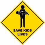 Save Kids Lives Sign -  Illustration Stock Photo