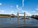 View Of Tower Bridge And The River Thames Stock Photo