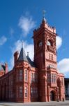 Cardiff Uk March 2014 - View Of The Pierhead Building Cardiff Ba Stock Photo