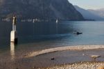 Kayaking On Lake Como Stock Photo