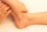 Reflexology Foot Massage Stock Photo