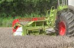 Combine Harvester Stock Photo