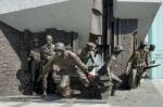 Insurgents Memorial To Polish Fighters Of Warsaw Uprising In War Stock Photo