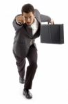 Super Businessman Stock Photo