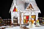 Gingerbread House Stock Photo