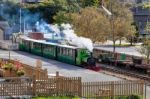 Llanberis Lake Railway Stock Photo