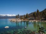 Landscape Of Lake Tahoe Stock Photo