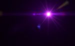 Abstract Digital Lens Flare Light Stock Photo