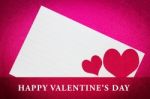 Valentine's Day Card Stock Photo