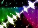 Soundwaves Background Means Making Or Playing Melody
 Stock Photo