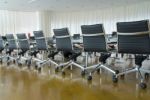 Chairs in Conference Room Stock Photo