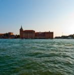 Venice Italy Molino Stucky Stock Photo