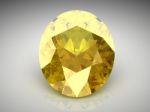 Yellow Sapphire Stock Photo