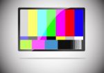 Tv Monitor Stock Photo