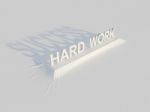 Hard Work = Success Stock Photo