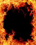 Fire Background Stock Photo