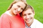 Smiling Young Couple Stock Photo