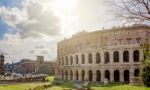 The Ancient Roman Theatre Of Marcellus In Rome Stock Photo