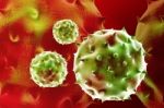 Virus 3d Image Stock Photo