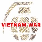 Vietnam War Means North Vietnamese Army And America Stock Photo